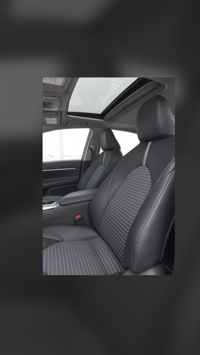 2018 Toyota Camry Front Passenger Power Seat Assembly (Black Cloth)
